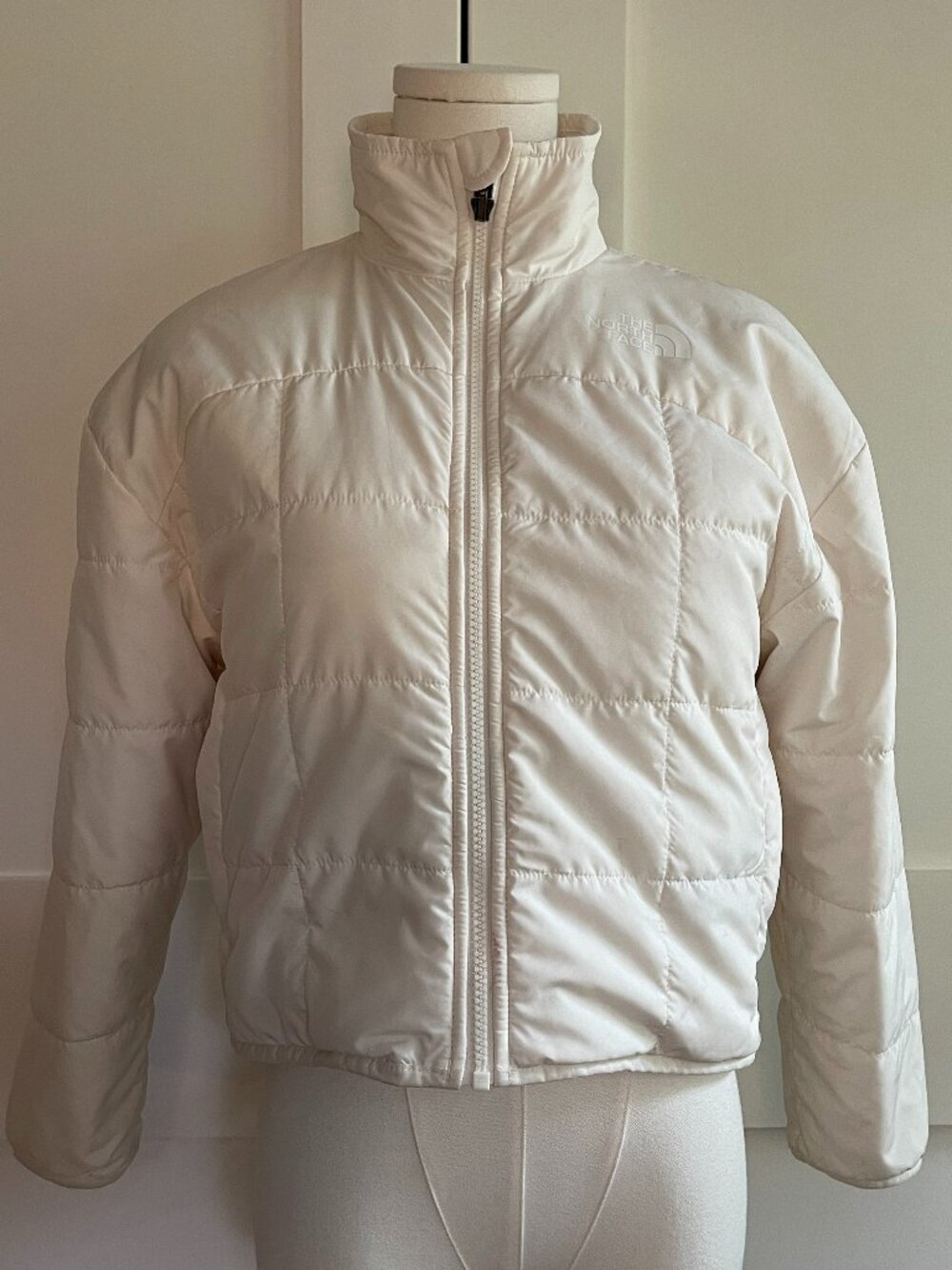 The North Face Girls Reversible Shasta Jacket Cream S 7/ 8